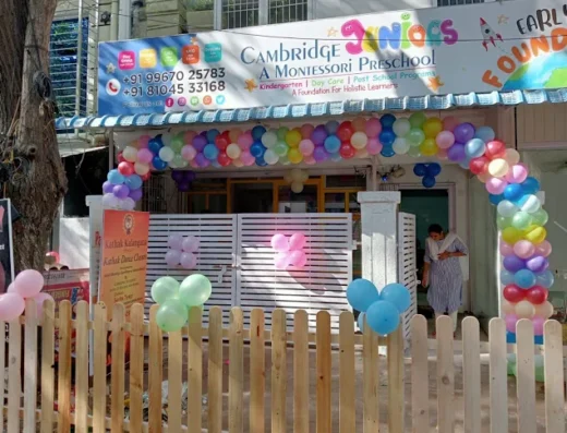 Cambridge Juniors Montessori Preschool Kharghar Navi Mumbai is visible in this image.