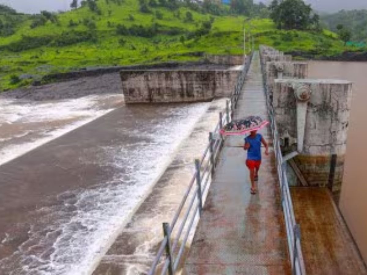 Gadeshwar Dam Pavel During Rain