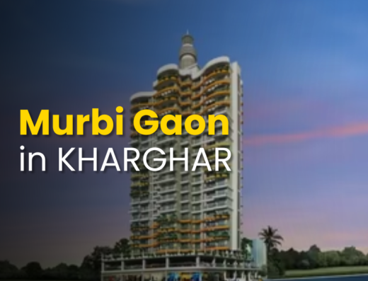 Murbi Gaon in Kharghar is visible in this image