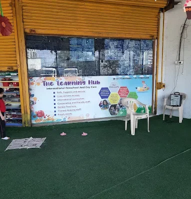 The Learning Hub International Preschool in Kharghar is visible in this image