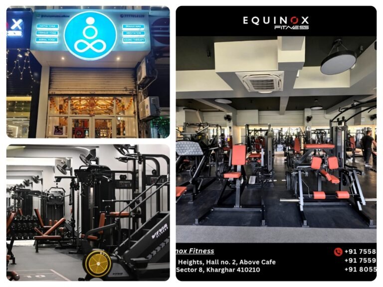 gym in kharghar is visible in this image