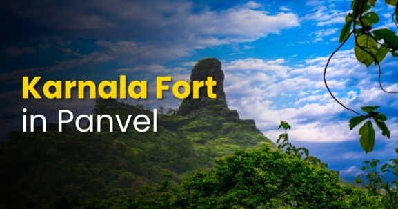 karnala fort panvel navi mumbai is visible in this image
