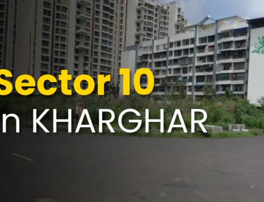 sector 10 kahrghar is visble in this image