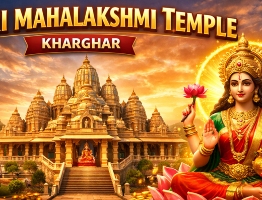 shree mahalaxmi temple kharghar is visible in this image