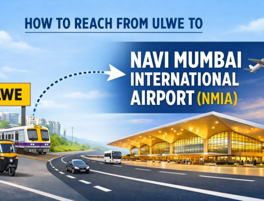 How to Reach From ulwe to Navi Mumbai Airport is visible in this image