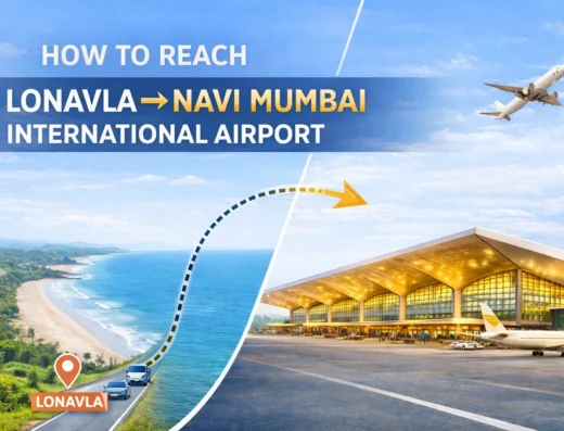 How to Reach From lonavla to NMIA is visible in this image