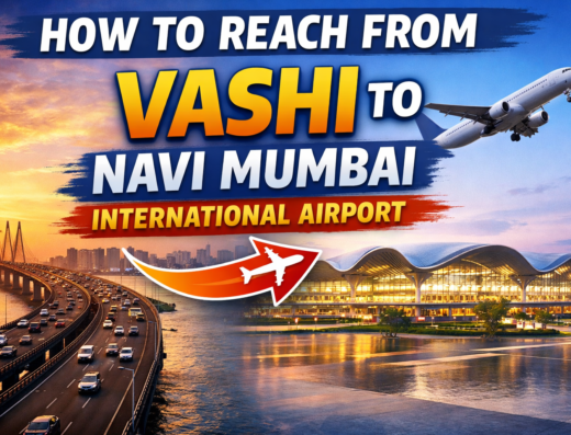reach from Vashi to Navi Mumbai International Airport