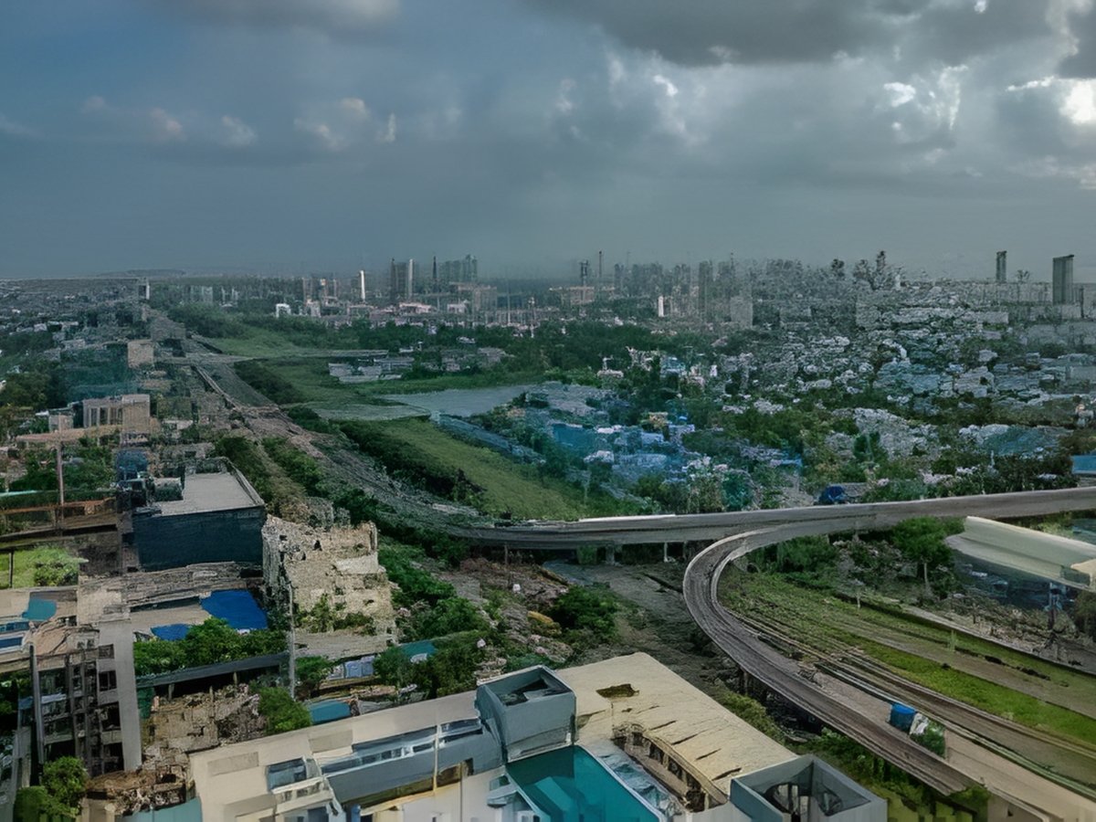 Turbhe is visible in this image