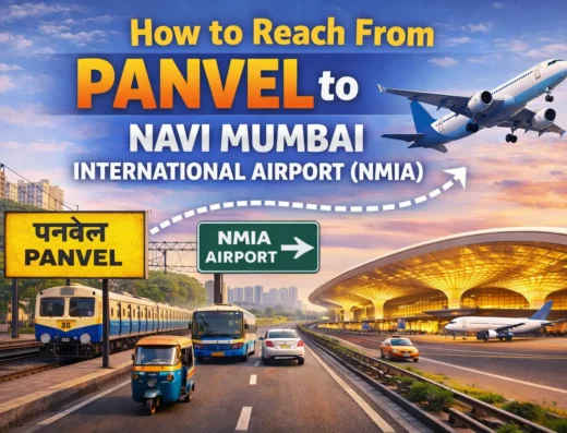 How to Reach Panvel to Navi Mumbai International Airport is visible in this image.