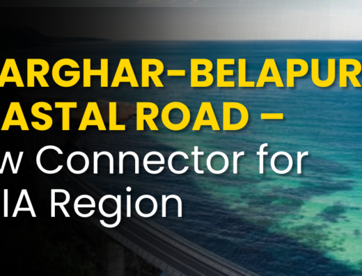 Kharghar Belapur Coastal Road is visible in this image