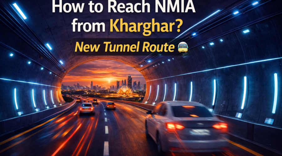 How to Reach From Kharghar to Navi Mumbai Airport