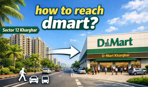 dmart kharghar is visible in this iamge