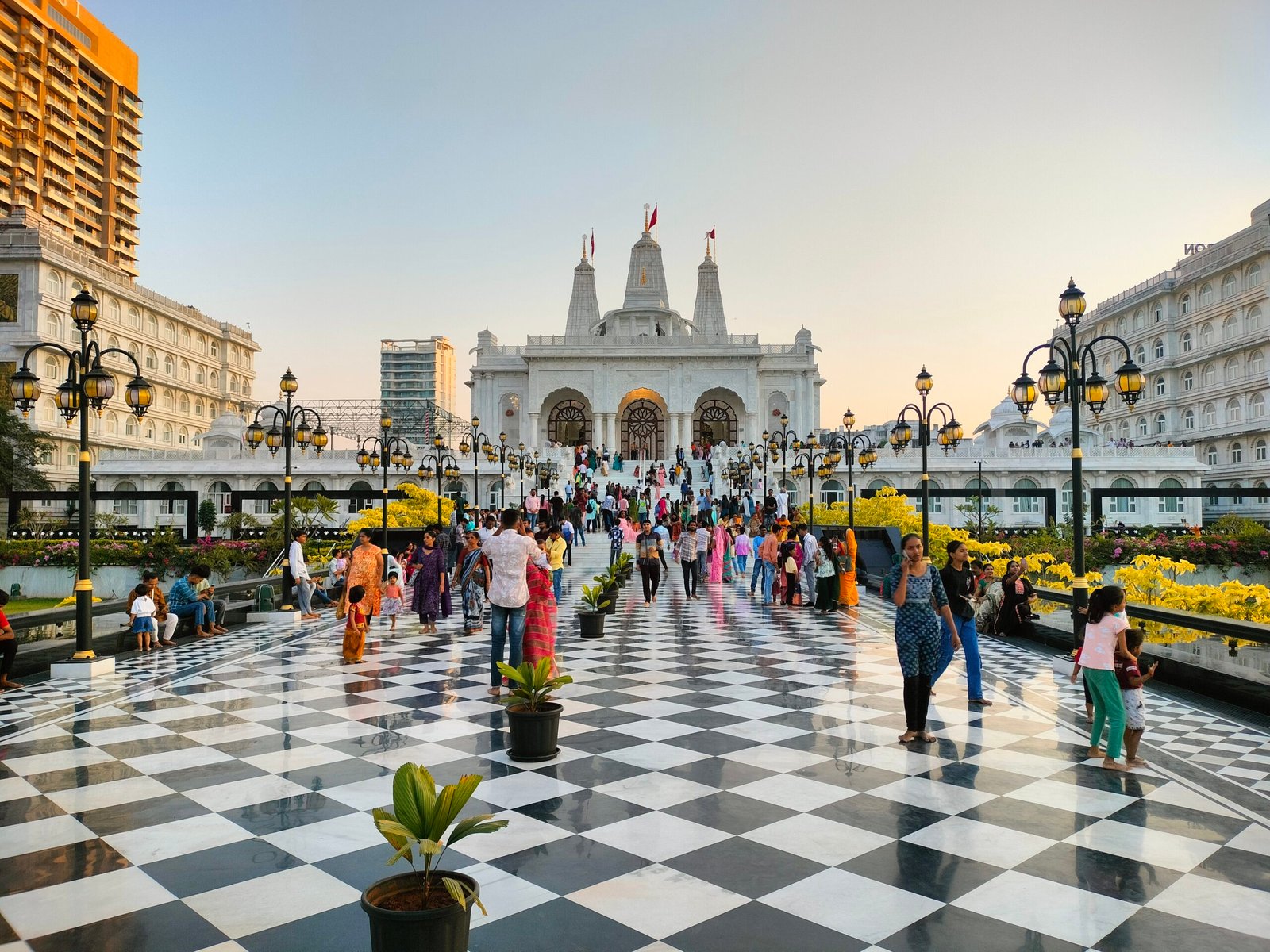 Evening aarti at ISKCON Kharghar