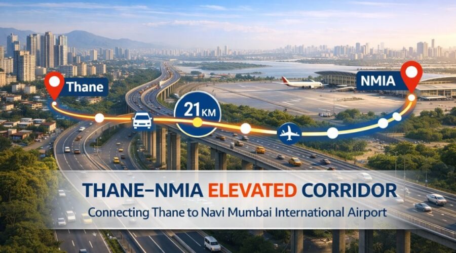 Proposed Thane–NMIA Elevated Corridor: Connecting Thane to the New Airport
