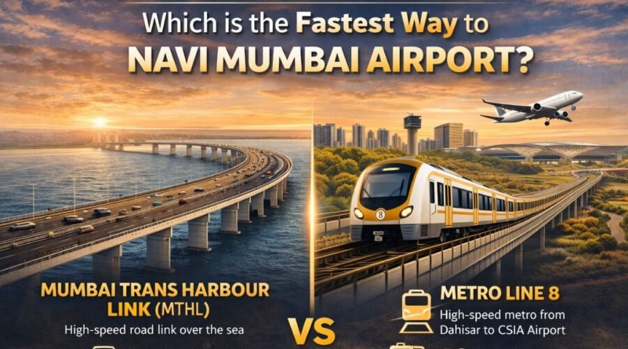 MTHL or Metro Line 8: Which is the Fastest Way to Navi Mumbai Airport?