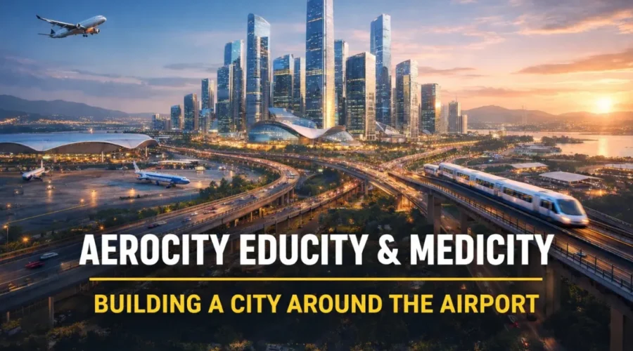 Navi Mumbai Aerocity & Allied Hubs (Educity, Medicity): The Airport City Master Plan
