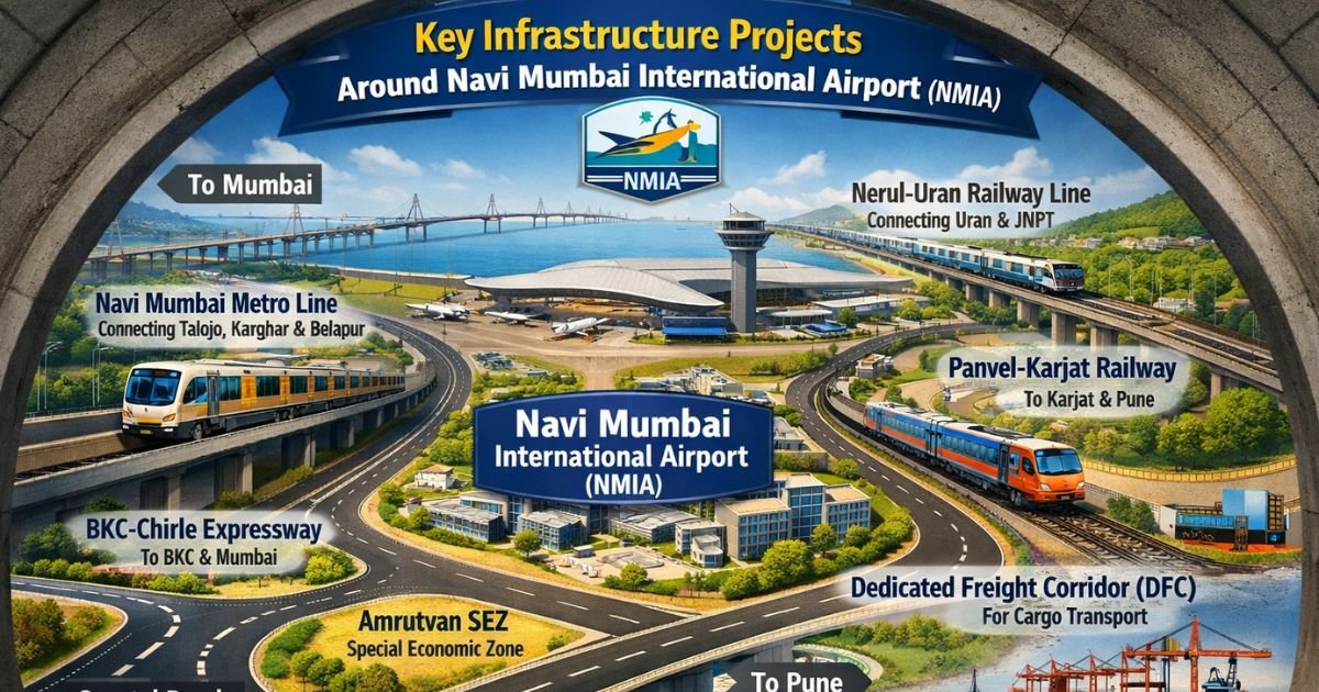 Key Infrastructure Projects Around Navi Mumbai International Airport (NMIA)