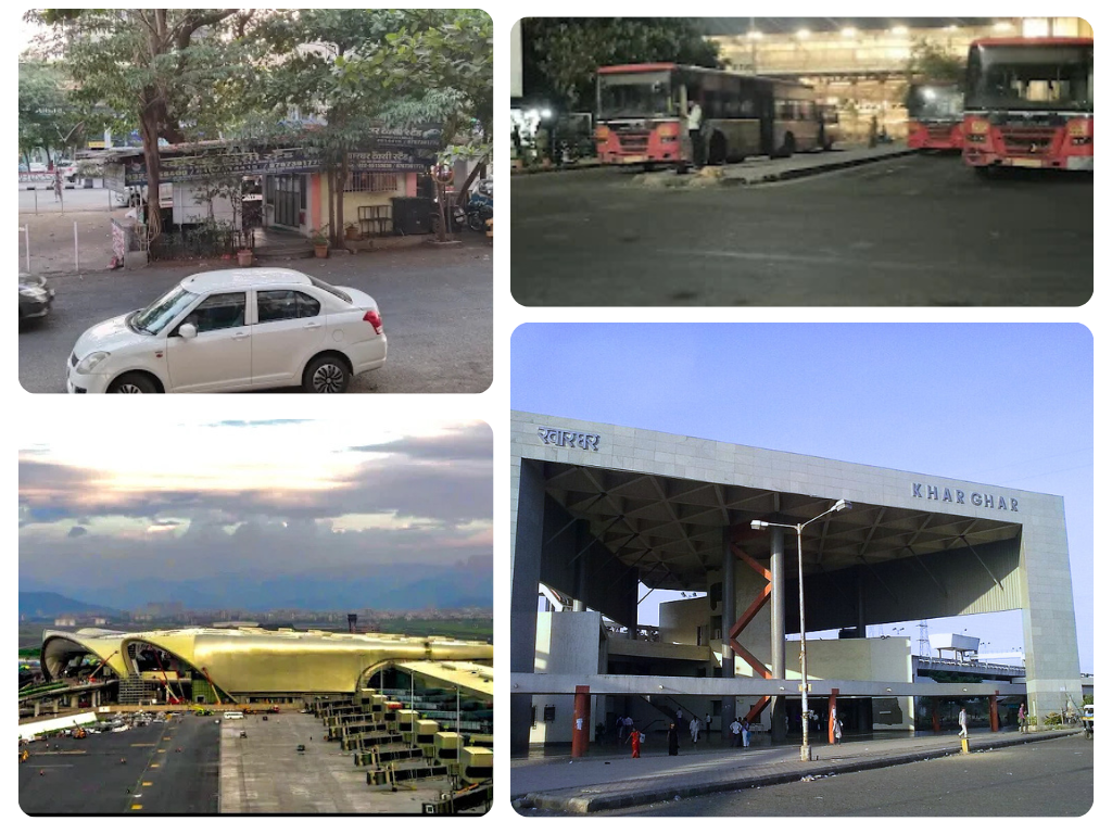 navi mumbai Kharghar Driving Range is visible in this image