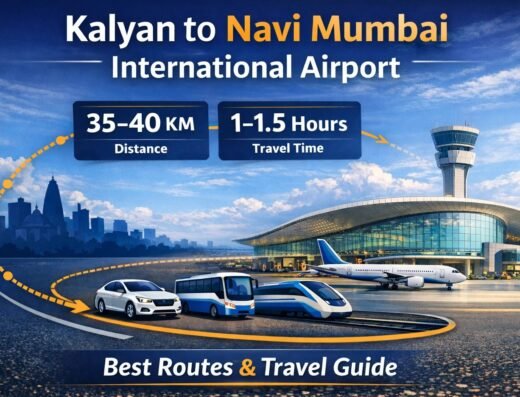 How to Reach From Kalyan to Navi Mumbai Airport is visible in this image