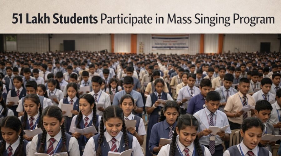 51 Lakh Students, One Voice: Konkan’s Massive ‘Hind Di Chadar’ Tribute Sets Record Before Kharghar Mega Event