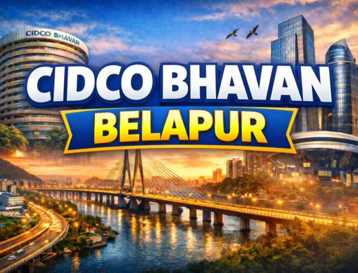 CIDCO Bhavan CDB Belapur is visible in this image.