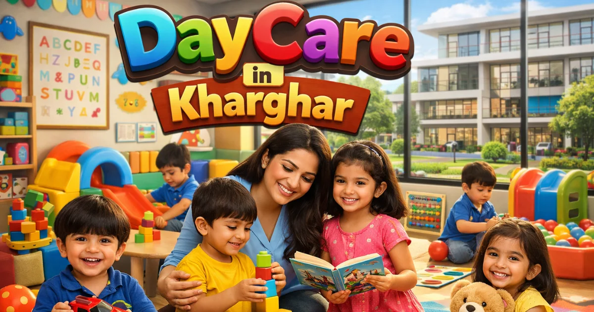Daycare in Khagharis visible in this image