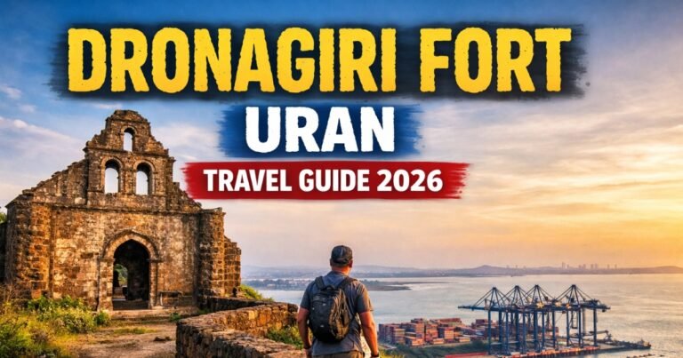 Dronagiri fort is visible in this image