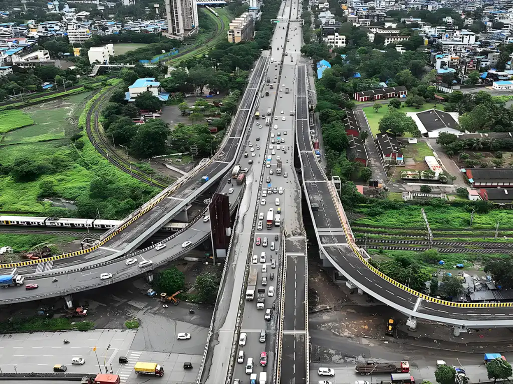 Vrindavan Developers Pushpak Nagar is visible in this image