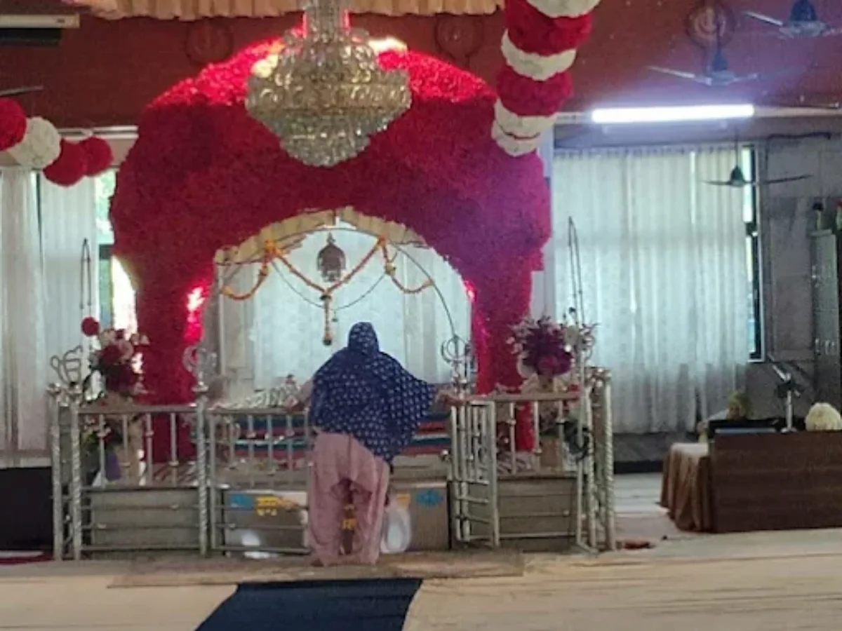 belapur gurudwara is visible in this image