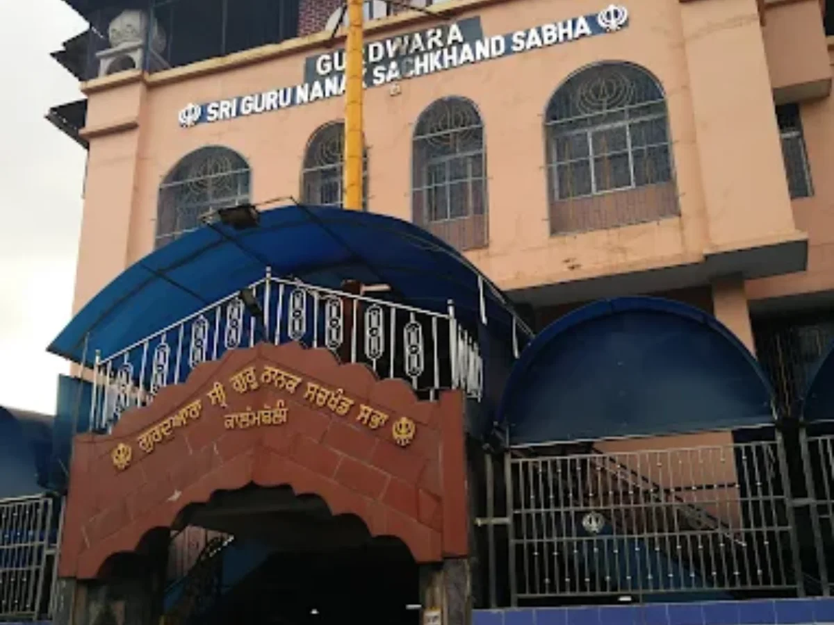 belapur gurudwara is visible in this image