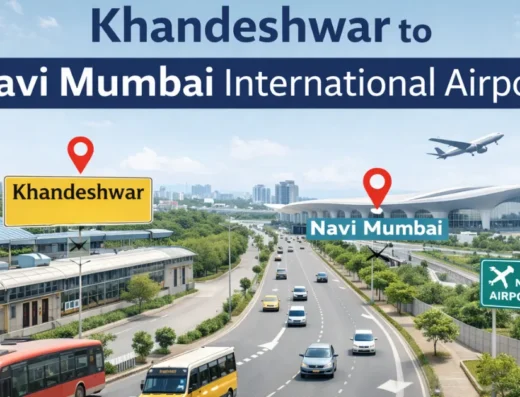 How to Reach From Khadeshwar to Navi Mumbai Airport  (NMIA)