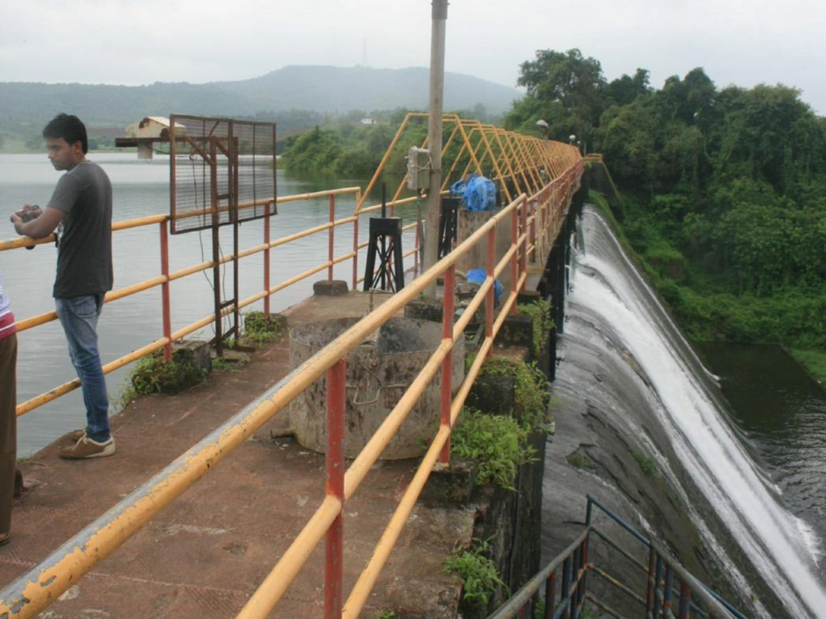 ransai dam uran is visible in this image