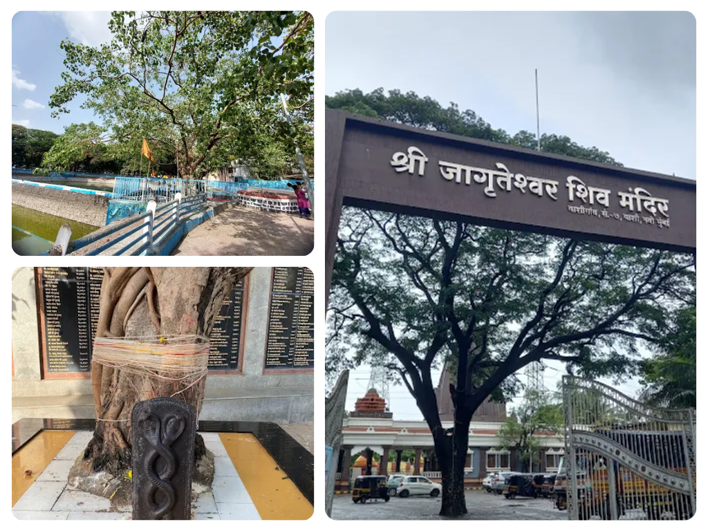 shiv mandir vashi is visible in this image