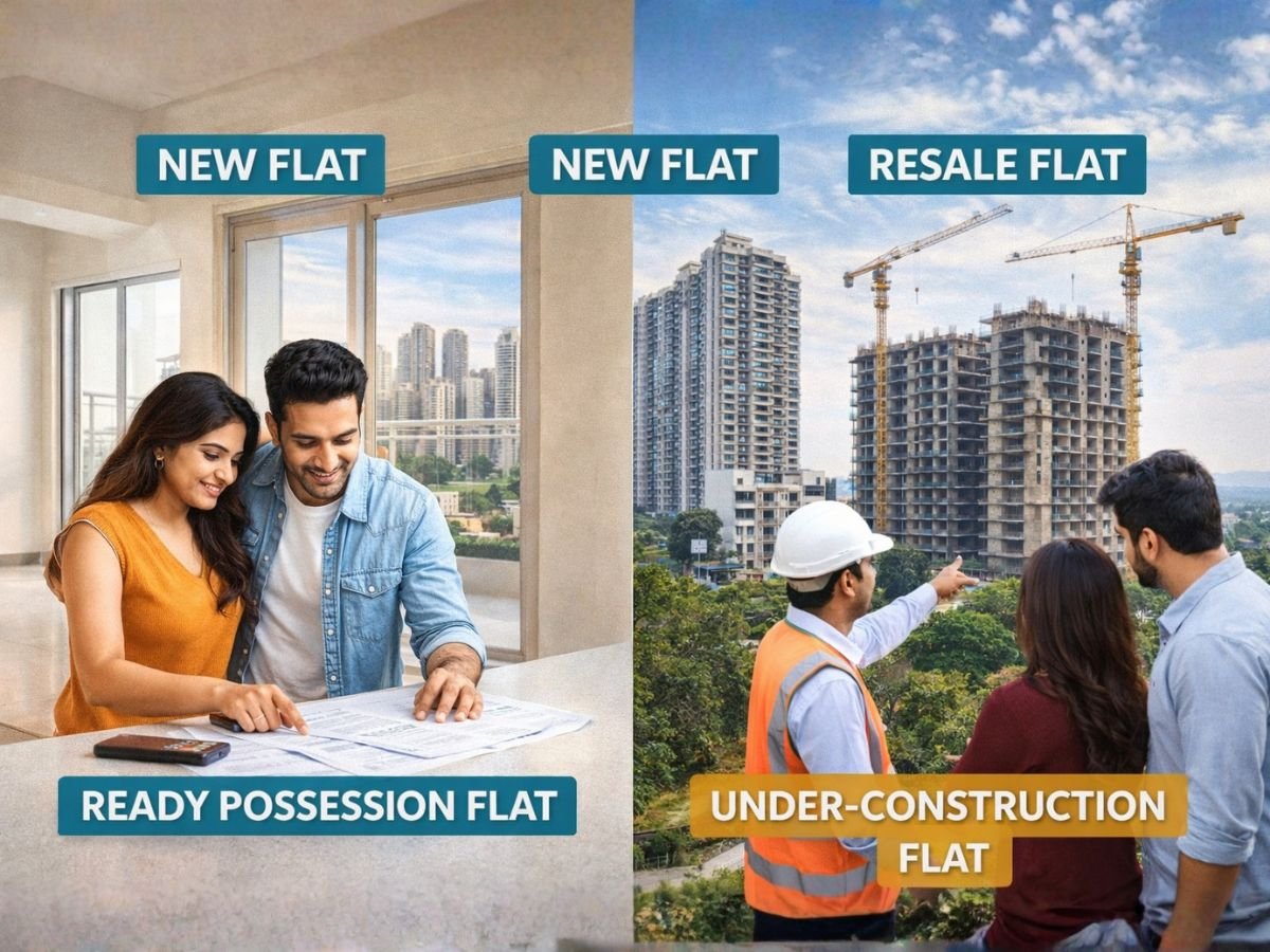 Decide Between New, Resale, Ready Possession or Under-Construction Flat