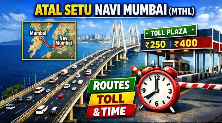 Atal Setu Navi Mumbai (MTHL): Routes, Toll & Time