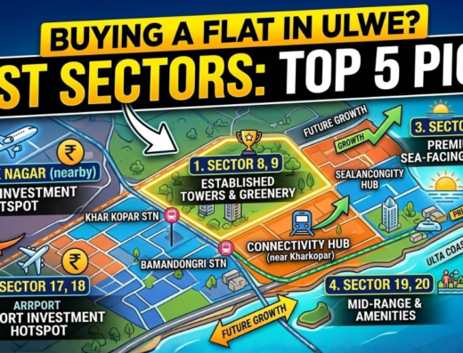 Best Sectors in Ulwe for Buying a Flat is visible in this image