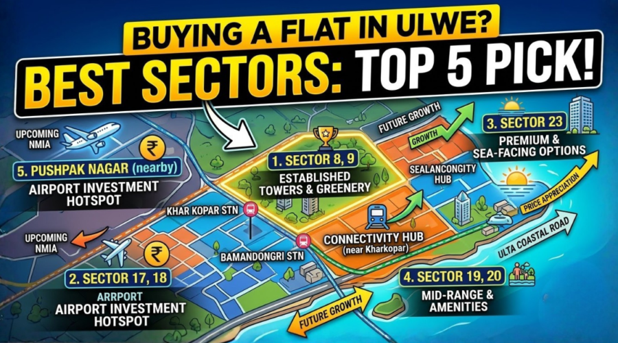 Best Sectors in Ulwe for Buying a Flat