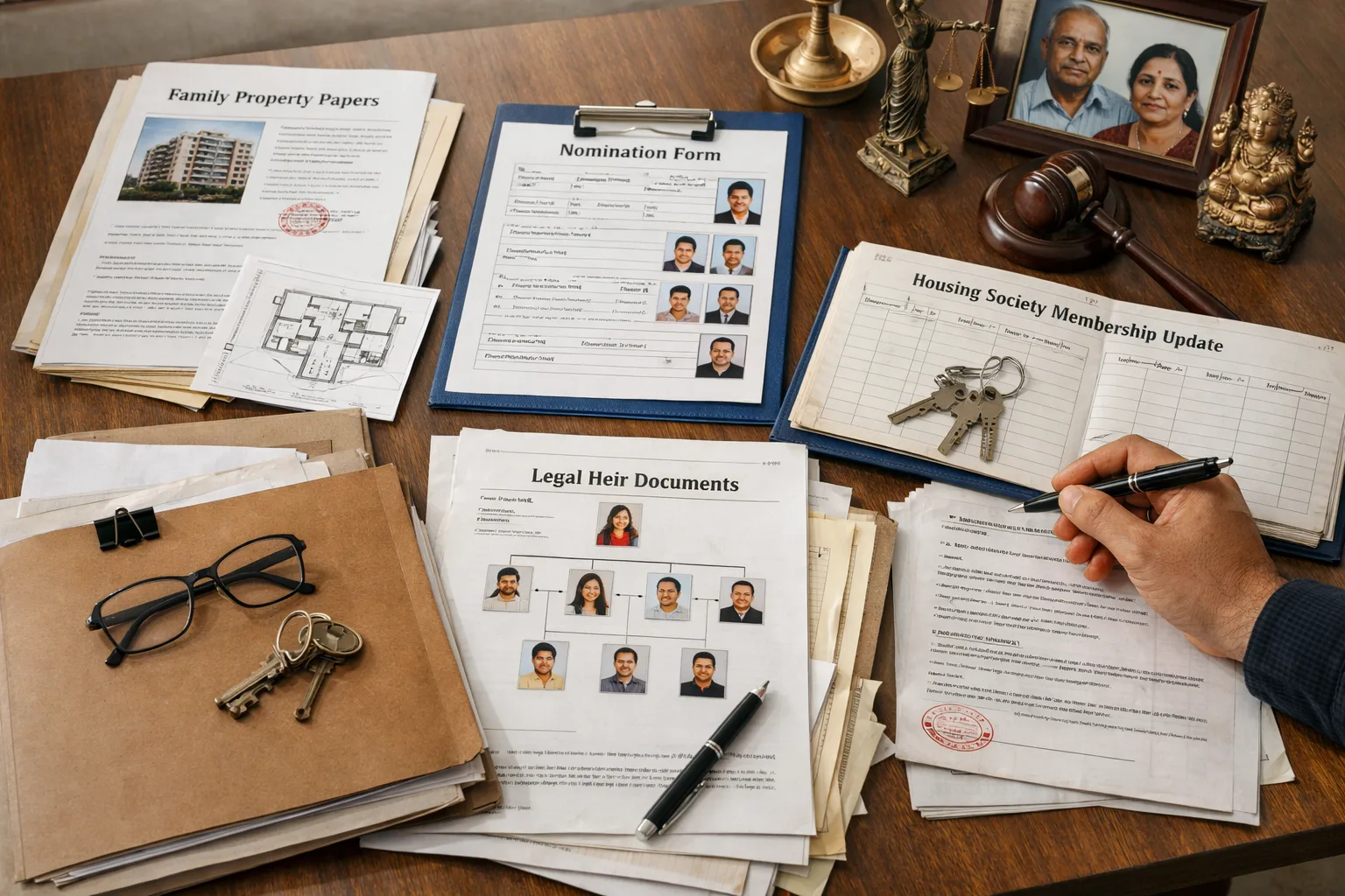 Housing society share certificate in Navi Mumbai property resale process