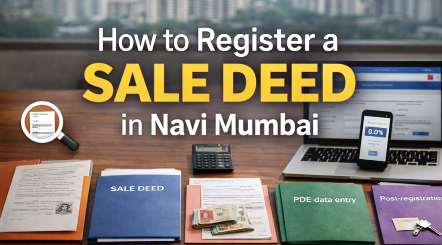 How to Register a Sale Deed in Navi Mumbai: Process, Documents, Fees, and Office Steps