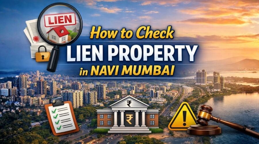 How to check lien property in navi mumbai