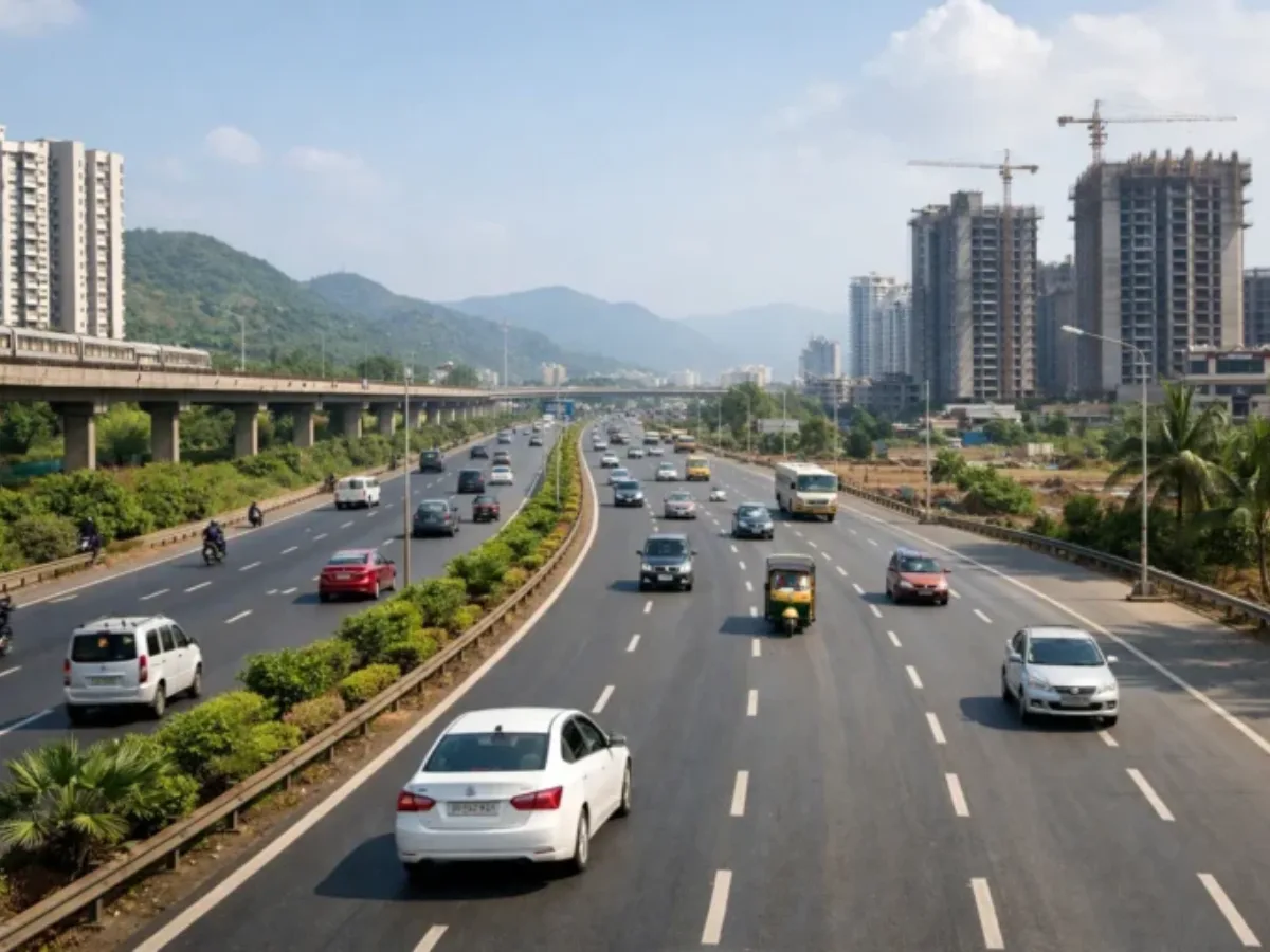 Road and corridor development near Taloja improving regional connectivity and real estate demand