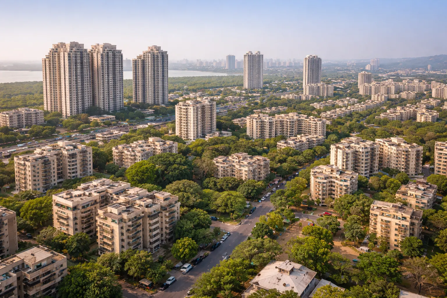 Residential towers in Nerul West with premium lifestyle infrastructure