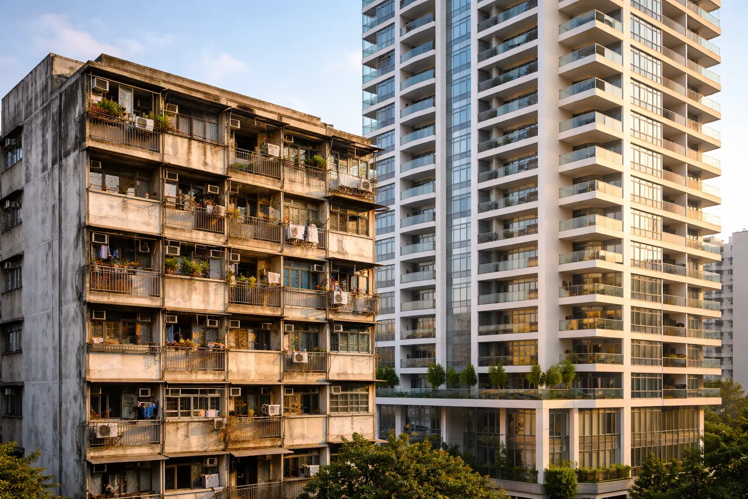 Nerul high rise apartments with Palm Beach Road connectivity