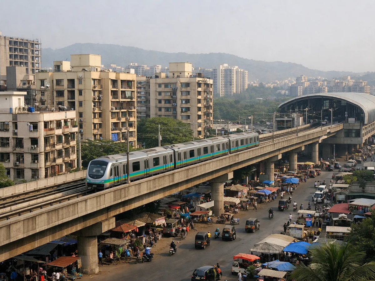 Navi Mumbai International Airport impact on nearby Ulwe property market