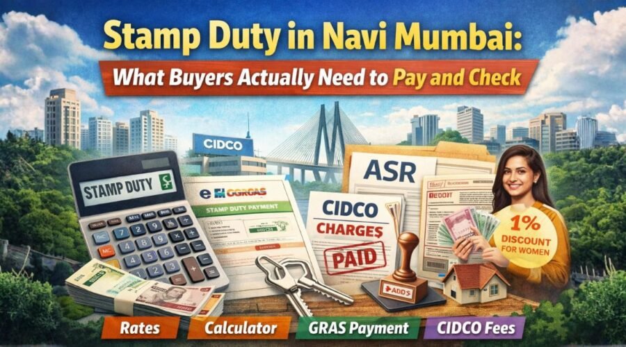 Stamp Duty in Navi Mumbai: What Buyers Actually Need to Pay and Check