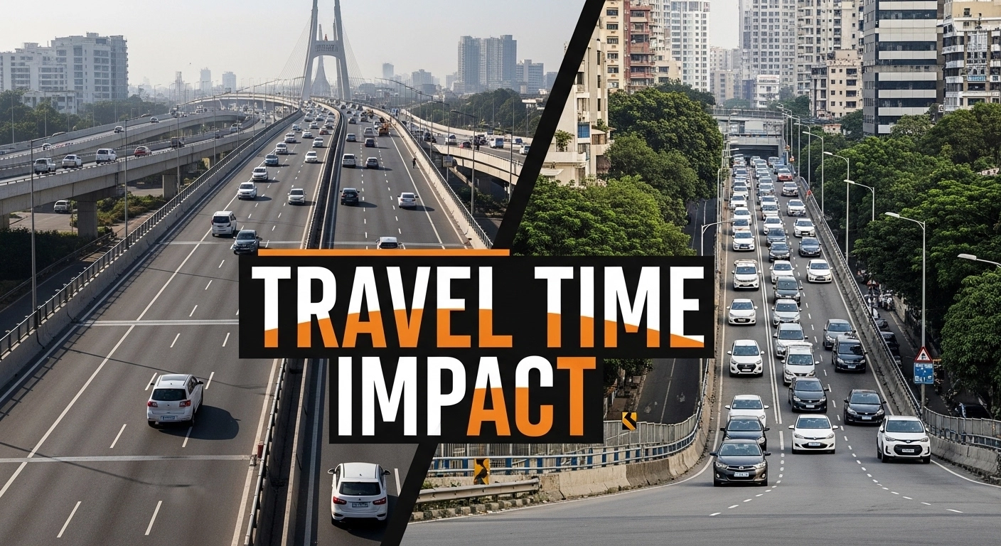 Travel Time Impact is visible in this image.