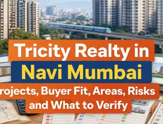 Tricity realty in navi mumbai is visible in this image