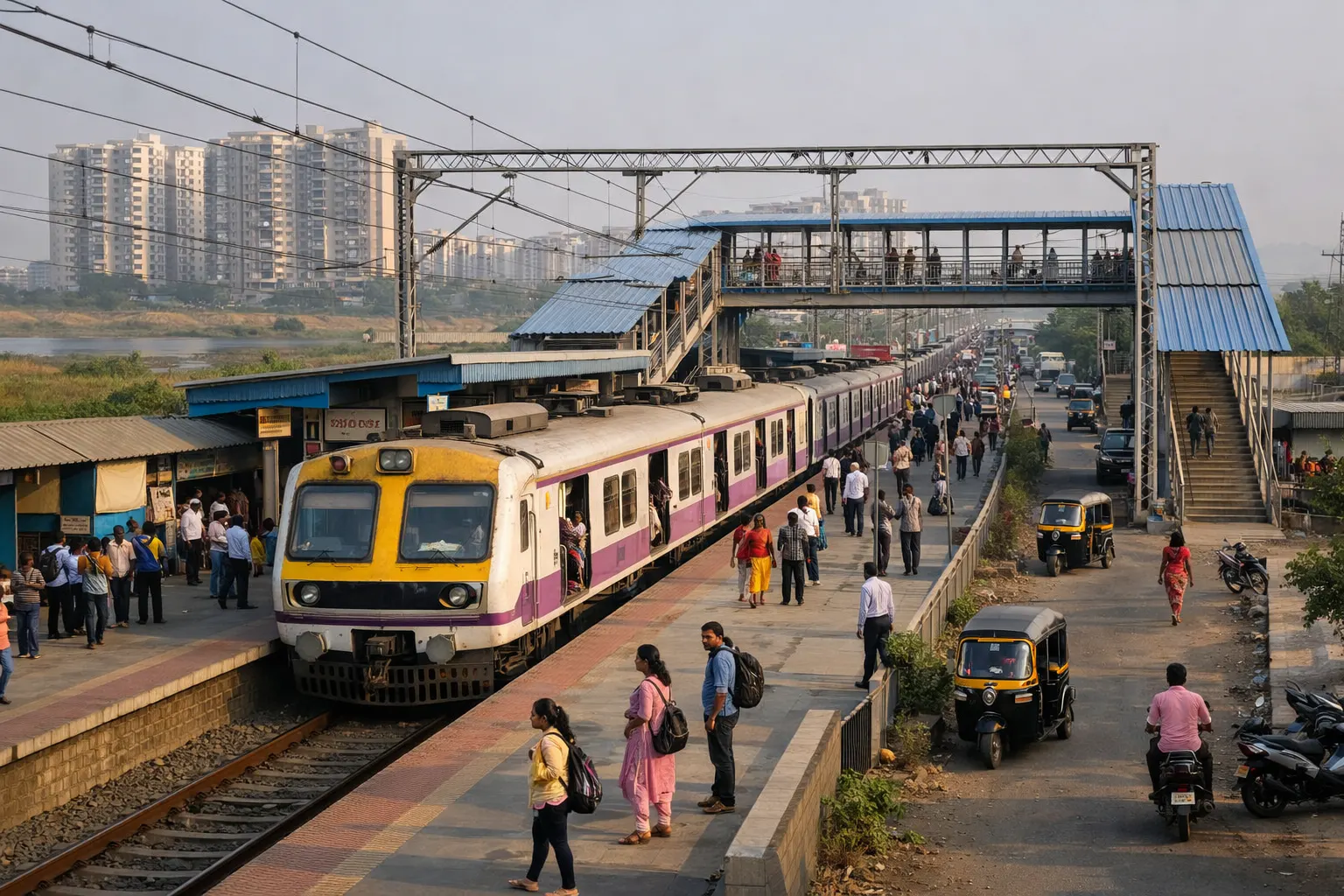 Table showing impact of airport bridge rail and roads on Ulwe housing demand and real estate growth