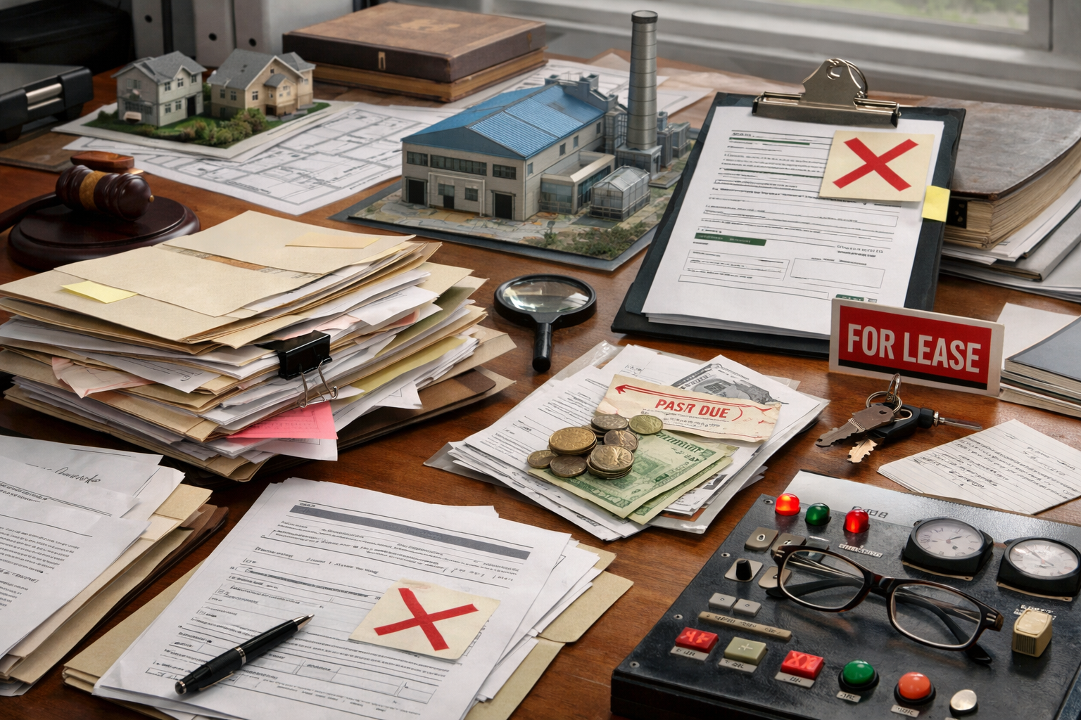 ommon risks in Navi Mumbai industrial property deals showing incomplete compliance files, missing approvals, unresolved dues, and leasehold confusion