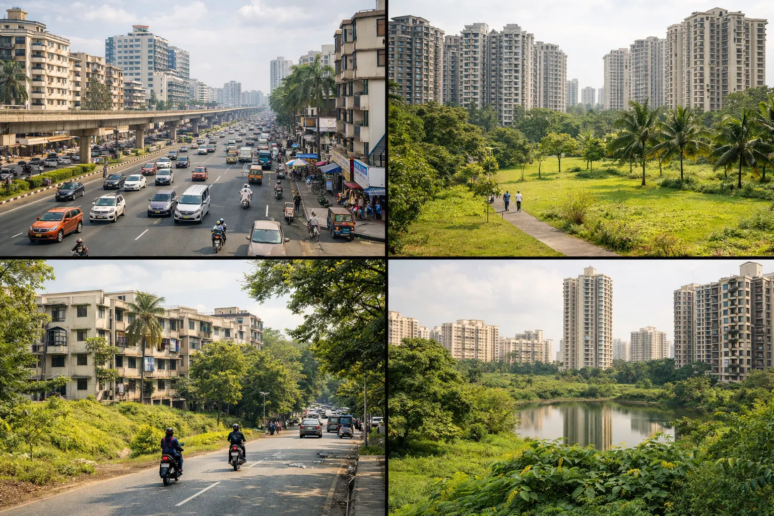 Vashi livability comparison sectors